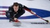 Team Canada skip Brendan Bottcher makes a shot against Italy at the Men's World Curling Championships in Calgary, Alta., Tuesday, April 6, 2021.THE CANADIAN PRESS/Jeff McIntosh