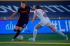 Portland Thorns forward Christine Sinclair, left, moves the ball under watch from Washington Spirit midfielder Andi Sullivan during first half NWSL Challenge Cup soccer action in Herriman, Utah, Sunday, July 5, 2020.&nbsp;Captain Christine Sinclair, playing her first game for Canada in more than a year, was injured in the first half of a friendly against Wales on Friday. THE CANADIAN PRESS/AP-Rick Bowmer