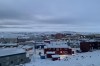 Downtown Iqaluit, Nunavut, is shown after 2 p.m. sunset on Tuesday, Nov. 24, 2020. Nunavut has declared an outbreak of COVID-19 in Iqaluit after 12 new cases were reported overnight. THE CANADIAN PRESS/Emma Tranter