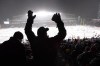Fans cheer during first half CFL football action between the against the Toronto Argonauts and the Calgary Stampeders in the 105th Grey Cup Sunday November 26, 2017 in Ottawa. The CFL is pushing back the start to its 2021 season and reducing the number of games played due to the COVID-19 pandemic. THE CANADIAN PRESS/Justin Tang