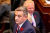 Ontario Government House Leader Paul Calandra stands in the Ontario Legislature in Toronto, on Monday October 28, 2019. Ontario says it will present a paid sick-leave program for essential workers in a matter of days.THE CANADIAN PRESS/Chris Young
