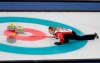 Switzerland's skip Silvana Tirinzoni makes a call during a women's curling match against Canada at the 2018 Winter Olympics in Gangneung, South Korea, Sunday, Feb. 18, 2018. THE CANADIAN PRESS/AP-Natacha Pisarenko