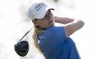 Maude-Aimee LeBlanc of Sherbrooke, Que., tees off of the 5th tee during the CP Women's Open in Regina, Thursday, August, 23, 2018. THE CANADIAN PRESS Jonathan Hayward