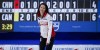 Team Canada skip Kerri Einarson leaves the ice after defeating China at the Women's World Curling Championship in Calgary, Alta., Friday, May 7, 2021.THE CANADIAN PRESS/Jeff McIntosh