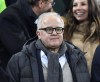 FILE - In this Saturday, Nov. 16, 2019 file photo, German football federation, DFB, president Fritz Keller stands on the tribune prior to the Euro 2020 group C qualifying soccer match between Germany and Belarus in Moenchengladbach, Germany. German soccer federation president Fritz Keller has signaled he will resign following criticism for comparing a colleague to a Nazi-era judge. The federation says Keller expressed willingness to leave office on May 17, 2021. (AP Photo/Martin Meissner, file)