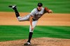 Arizona Diamondbacks relief pitcher Jeremy Beasley works against the Colorado Rockies during the eighth inning of a baseball game Tuesday, Aug. 11, 2020, in Denver. The Toronto Blue Jays recalled right-hander Jeremy Beasley on Tuesday and optioned top prospect Nate Pearson to triple-A Buffalo. THE CANADIAN PRESS/AP-David Zalubowski