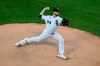 Chicago White Sox starter Dylan Cease delivers a pitch during the first inning of the team's baseball game against the Minnesota Twins on Tuesday, May 11, 2021, in Chicago. (AP Photo/Paul Beaty)