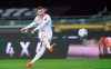 AC Milan's Ante Rebic scores during the Serie A soccer match between Torino and AC Milan at the Olympic stadium in Turin, Italy, Wednesday, May 12, 2021. (Spada/LaPresse via AP)
