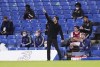 Arsenal's manager Mikel Arteta gives instructions during the English Premier League soccer match between Chelsea and Arsenal at Stamford Bridge stadium in London, England, Wednesday, May 12, 2021. (Adam Davy, Pool via AP)