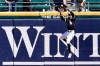 Chicago White Sox's Billy Hamilton makes a leaping catch of Minnesota Twins' Kyle Garlick's deep fly ball with the bases loaded during the fourth inning of a baseball game Thursday, May 13, 2021, in Chicago. (AP Photo/Charles Rex Arbogast)