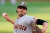 San Francisco Giants starting pitcher Kevin Gausman delivers during the first inning of a baseball game against the Pittsburgh Pirates in Pittsburgh, Friday, May 14, 2021. (AP Photo/Gene J. Puskar)