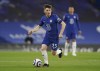 Chelsea's Billy Gilmour controls the ball during the English Premier League soccer match between Chelsea and Arsenal at Stamford Bridge stadium in London, England, Wednesday, May 12, 2021. (Adam Davy, Pool via AP)