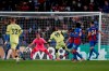 Arsenal's Nicolas Pepe, center, scores his side's third goal during the English Premier League soccer match between Crystal Palace and Arsenal, at Selhurst Park in London, England, Wednesday, May 19, 2021. (Frank Augstein, Pool)