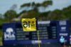 The flag on the 16th hole blows in the wind during a practice round at the PGA Championship golf tournament on the Ocean Course Wednesday, May 19, 2021, in Kiawah Island, S.C. (AP Photo/Chris Carlson)
