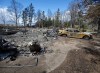 A fire-destroyed property registered to Gabriel Wortman at 200 Portapique Beach Road is seen in Portapique, N.S. on Friday, May 8, 2020. The spectre of citizens taking up arms amidst pandemic chaos appeared to haunt the Nova Scotia mass shooter about a month before he carried out his killing rampage of April 18-19, 2020. THE CANADIAN PRESS/Andrew Vaughan