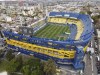 The Bombonera stadium is seen before a local league soccer match between Boca Juniors and River Plate in Buenos Aires, Argentina, Sunday, May 16, 2021. (AP Photo/Daniel Jayo)