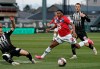 Lille's Jonathan David runs for the ball during the French League One soccer match between Angers and Lille at the Raymond Kopa Stadium in Angers, France, Sunday May 23, 2021. THE CANADIAN PRESS/AP-Lewis Joly