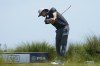 Brad Marek hits off the fifth tee during the third round at the PGA Championship golf tournament on the Ocean Course, Saturday, May 22, 2021, in Kiawah Island, S.C. (AP Photo/Matt York)