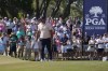 Brooks Koepka watches his putt on the ninth green during the final round at the PGA Championship golf tournament on the Ocean Course, Sunday, May 23, 2021, in Kiawah Island, S.C. (AP Photo/Chris Carlson)