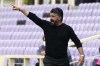 Napoli coach Gennaro Gattuso gestures during the Italian Serie A soccer match between Fiorentina and Napoli at the Artemio Franchi stadium in Florence, Italy, Sunday, May 16, 2021. (Marco Bucco/LaPresse via AP)
