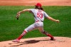 St. Louis Cardinals starting pitcher John Gant delivers during the first inning of an interleague baseball game against the Chicago White Sox on Wednesday, May 26, 2021, in Chicago. (AP Photo/Charles Rex Arbogast)