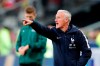 FILE - In this Thursday, Nov. 14, 2019 file photo, France's coach Didier Deschamps gives instructions to his players, during the Euro 2020 group H qualifying soccer match between France and Moldova at the Stade de France stadium, in Saint Denis, north of Paris. The last two World Cup winners (Joachim Loew of Germany and Didier Deschamps of France). The defending European champion (Fernando Santos of Portugal). And a World Cup finalist (Zlatko Dalić of Croatia). Not to mention a Champions League winner (Luis Enrique of Spain) and a Premier League champion (Roberto Mancini of Italy). There is no shortage of accomplished coaches at the European Championship.(AP Photo/Francois Mori, File)