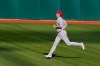 Los Angeles Angels' Shohei Ohtani warms up before the team's baseball game against the Oakland Athletics in Oakland, Calif., Thursday, May 27, 2021. (AP Photo/Jeff Chiu)