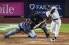 New York Yankees' Clint Frazier hits a game-ending, two-run home run during the 11th inning of the team's baseball game against the Tampa Bay Rays on Tuesday, June 1, 2021, in New York. The Yankees won 5-3. (AP Photo/Frank Franklin II)