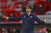FILE - In this March 17, 2021, Lazio's head coach Simone Inzaghi gives instruction during the Champions League, match between FC Bayern Munich and Lazio at the soccer Arena stadium, Germany. Serie A champion Inter Milan appointed Simone Inzaghi as its new coach on Thursday, June 3, 2021, with the former Lazio manager signing a two-year contract. Inzaghi replaced Antonio Conte, who left the club last month, just weeks after leading the Nerazzurri to their first league title in more than a decade. (AP Photo/Matthias Schrader)