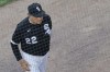 Chicago White Sox manager Tony La Russa walks to dugout after the national anthem before the team's baseball game against the Detroit Tigers, Friday, June 4, 2021, in Chicago. (AP Photo/Kamil Krzaczynski)