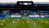 FILE - In this Monday, April 26, 2021 file photo, players 'take a knee' in support of the No Room For Racism campaign ahead of the English Premier League soccer match between Leicester City and Crystal Palace at the King Power Stadium in Leicester, England. England players will take a knee at the European Championship despite fearing an adverse reaction after the anti-racism gesture was booed by their own fans before a warm-up game against Austria on Wednesday, June 2. (Adrian Dennis/Pool via AP, file)