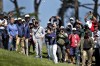 Yuka Saso, of the Philippines, hits from the second fairway during the final round of the U.S. Women's Open golf tournament at The Olympic Club, Sunday, June 6, 2021, in San Francisco. (AP Photo/Jed Jacobsohn)