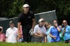 Patrick Cantlay watches his tee shot on the third hole during the final round of the Memorial golf tournament, Sunday, June 6, 2021, in Dublin, Ohio. (AP Photo/Darron Cummings)