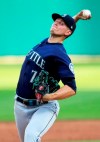 Seattle Mariners starter Chris Flexen delivers against the Detroit Tigers during the third inning of a baseball game Wednesday, June 9, 2021, in Detroit. (AP Photo/Duane Burleson)