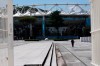 A man walks in front of Rome's Olympic stadium, Wednesday, June 9, 2021. The Euro 2020 gets underway on Friday June 11 and is being played in 11 host cities across 11 countries. (AP Photo/Alessandra Tarantino)