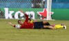 Spain's Alvaro Morata, in front, and Sweden's Albin Ekdal challenge for the ball during the Euro 2020 soccer championship group E match between Spain and Sweden in Sevilla, Spain, Monday, June 14, 2021. (Jose Manuel Vidal/Pool via AP)