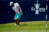 Brooks Koepka chips onto the eighth green during a practice round of the U.S. Open Golf Championship, Tuesday, June 15, 2021, at Torrey Pines Golf Course in San Diego. (AP Photo/Gregory Bull)