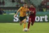 Wales' Gareth Bale, left, runs with the ball as he is challenges by Turkey's Umut Meras during the Euro 2020 soccer championship group A match between Turkey and Wales at at the Baku Olympic Stadium in Baku, Wednesday, June 16, 2021. (Tolga Bozoglu/Pool Photo via AP)
