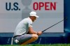 Adrian Meronk, of Poland, lines up his shot on the 17th green during a practice round of the U.S. Open Golf Championship, Tuesday, June 15, 2021, at Torrey Pines Golf Course in San Diego. (AP Photo/Marcio Jose Sanchez)