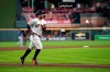 Houston Astros' Jose Altuve runs the bases after hitting a home run against the Texas Rangers during the first inning of a baseball game Wednesday, June 16, 2021, in Houston. (AP Photo/David J. Phillip)