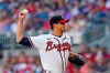 Atlanta Braves starting pitcher Charlie Morton delivers in the first inning of the team's baseball game against the St. Louis Cardinals on Thursday, June 17, 2021, in Atlanta. (AP Photo/John Bazemore)