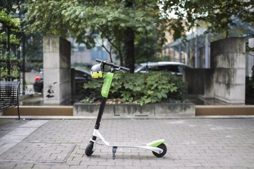 The Lime-S electric scooter is pictured in Toronto on Thursday, Sept. 27, 2018. When shared e-scooter companies rolled into Canada in 2018, they hoped a few small pilots would quickly result in a country full of people zipping around on two wheels. THE CANADIAN PRESS/Giordano Ciampini