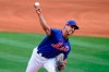 New York Mets starting pitcher Jacob Barnes throws during the first inning of a spring training baseball game against the Houston Astros, in Port St. Lucie, Fla., Saturday, March 27, 2021. The Toronto Blue Jays acquired reliever Jacob Barnes from the New York Mets on Saturday in exchange for pitching prospect Troy Miller. THE CANADIAN PRESS/AP-Lynne Sladky