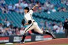 Seattle Mariners starting pitcher Logan Gilbert works against the Tampa Bay Rays during the first inning of a baseball game Saturday, June 19, 2021, in Seattle. (AP Photo/John Froschauer)