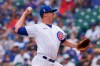 Chicago Cubs starting pitcher Alec Mills throws against the Miami Marlins during the first inning of a baseball game in Chicago, Sunday, June 20, 2021. (AP Photo/Nam Y. Huh)