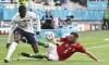 Hungary's Attila Fiola, right, challenges France's Ousmane Dembele during the Euro 2020 soccer championship group F match between Hungary and France at the Ferenc Puskas stadium in Budapest, Hungary Saturday, June 19, 2021. (Tibor Illyes/Pool via AP)