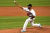 Miami Marlins' starting pitcher Sandy Alcantara throws during the third inning of a baseball game against the Toronto Blue Jays, Tuesday, June 22, 2021, in Miami. (AP Photo/Marta Lavandier)