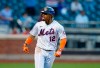 New York Mets shortstop Francisco Lindor reacts after hitting a home run against the Atlanta Braves during the second inning of a baseball game Wednesday, June 23, 2021, in New York. (AP Photo/Noah K. Murray)
