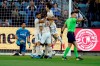 Los Angeles FC players, mob, forward Carlos Vela, obscured, after Vela's goal during the first half of an MLS soccer match against Dallas FC Wednesday, June 23, 2021, in Los Angeles. (AP Photo/Marcio Jose Sanchez)