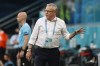 Sweden's manager Janne Andersson gestures during the Euro 2020 soccer championship group D match between Sweden and Poland, at the St. Petersburg stadium in St. Petersburg, Russia, Wednesday, June 23, 2021. (AP Photo/Anatoly Maltsev, Pool)